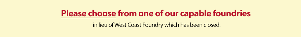 West Coast Foundry Notice